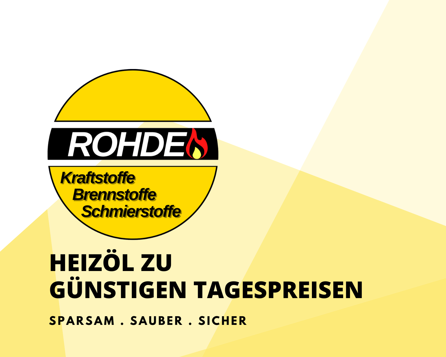 Heizöl bestellen  Rohde Brennstoffe Wuppertal